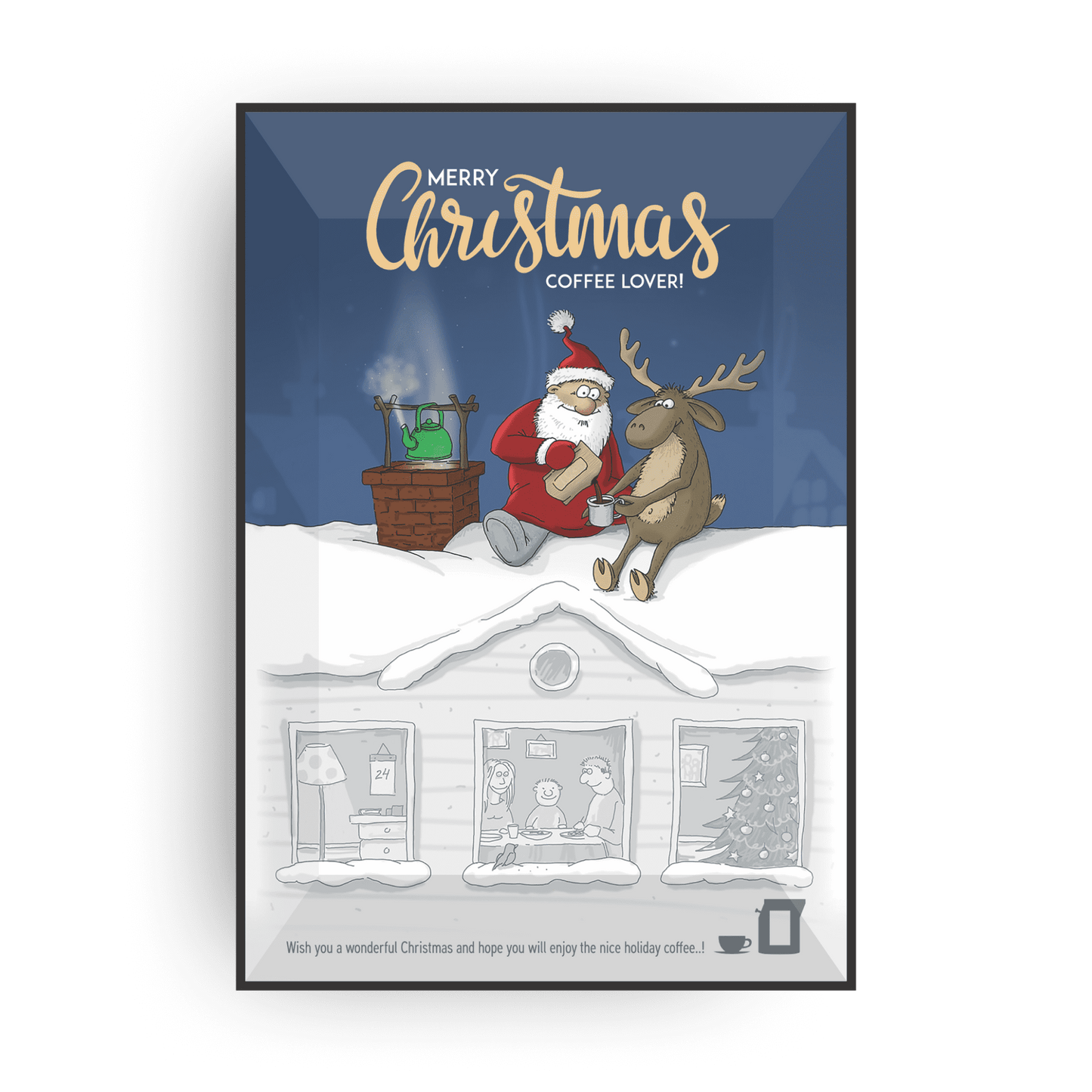 MERRY CHRISTMAS SPECIALTY COFFEE & TEA CARDS-4