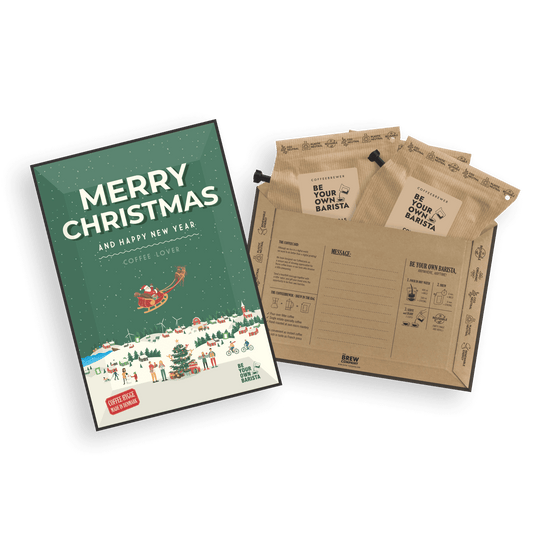 MERRY CHRISTMAS SPECIALTY COFFEE & TEA CARDS-0