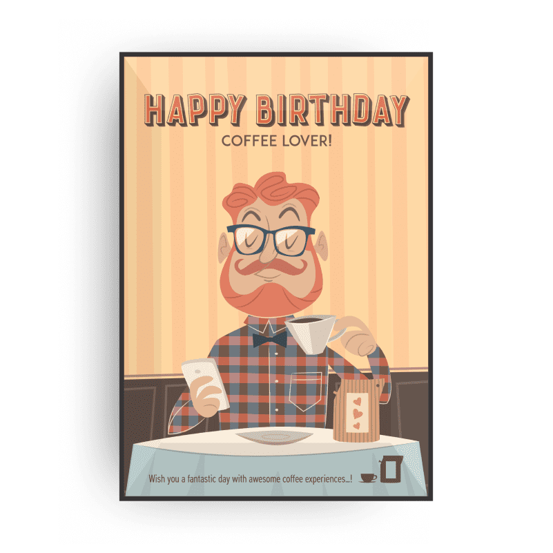 HAPPY BIRTHDAY COFFEE GREETING CARDS-6